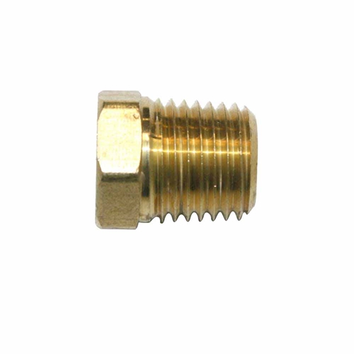 1/4" MPT Brass Hex Plug - Six Display Pack