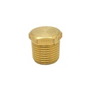 3/8" MPT Brass Hex Plug - 50 Pack Bulk