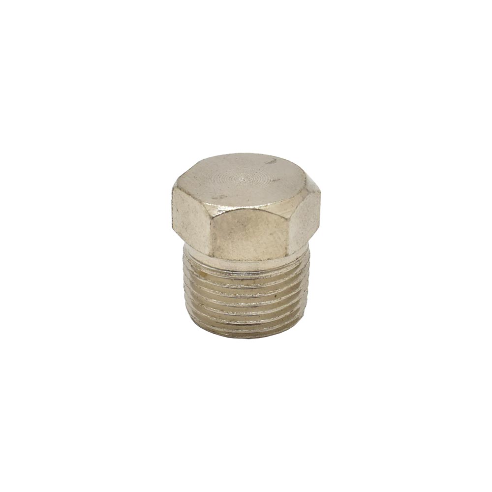 3/8" MPT Steel Hex Plug - 25 Pack Bulk