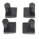 Plastic Bench Dog (Set of 4) (808-0514)