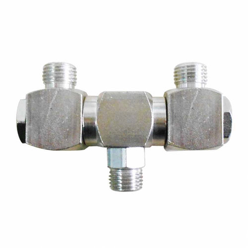 Double Swivel Fitting 1/4" Male NPT x 1/4" Female NPT (2) - 100 Pack Bulk
