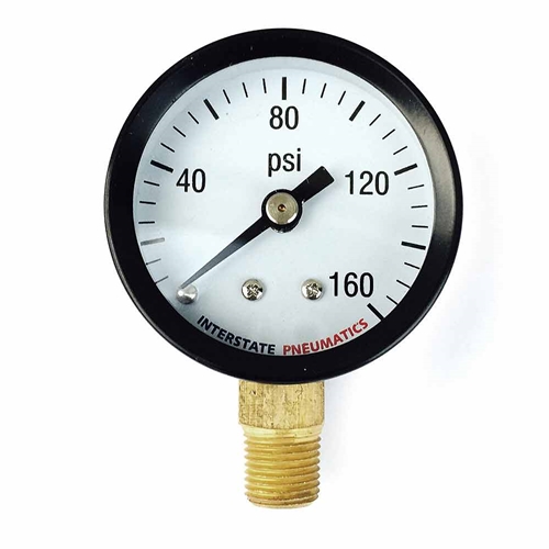 1-1/2"   160 PSI - SMALL 1/8" NPT Bottom Mount Pressure Gauge
