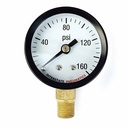 1-1/2"   160 PSI - SMALL 1/8" NPT Bottom Mount Pressure Gauge