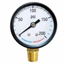 2"   200 PSI 1/4" NPT Bottom Mount Pressure Gauge  (4402334)