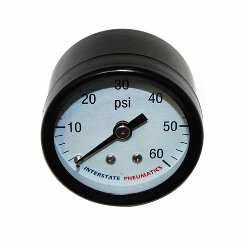 1-1/2"   60 PSI - SMALL 1/8" NPT Rear Mount Pressure Gauge
