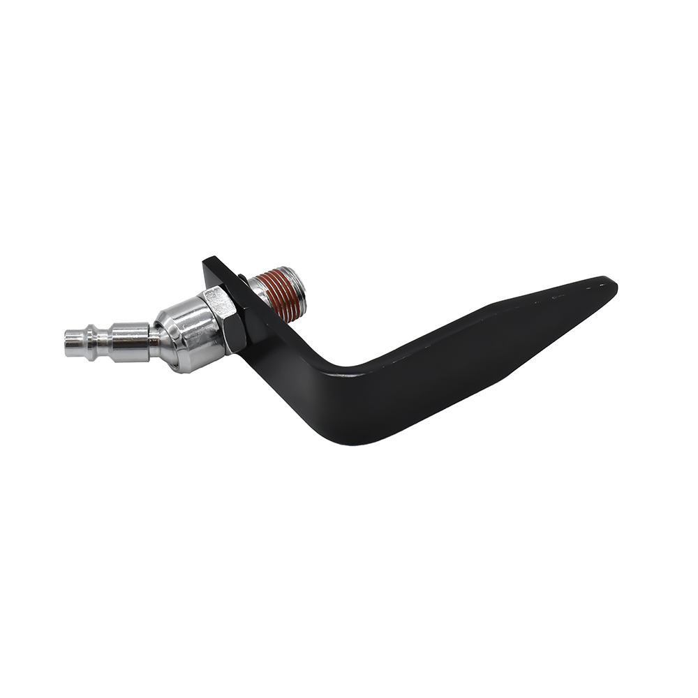 "L" Shaped Rafter Hook (Aluminum) for Nail Guns with 1/4" Industrial Body x 3/8" Male NPT  Swivel Fitting - GH64S