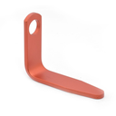 3/8" Single Hole "L" Shaped Rafter Hook (Aluminum) for Nail Guns - Red