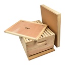 Beekeeping Single Deep Beehive Kit includes 2 Frame Manual Honey Extractor, Frames, Foundations, Brood Box, Spacer, Inner Cover, Top and Bottom 