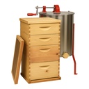  Beekeeping Complete Beehive Kit includes 2 Frame Manual Honey Extractor, Frames, Foundations, Brood Box, Super Box, Inner Cover, Top and Bottom (GLE4STACK) 