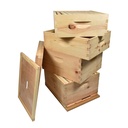 Beekeeping Complete Beehive Kit includes 2 Frame Manual Honey Extractor, Brood Box, Super Box, Frames, Foundations, Inner Cover, Top, Bottom, Uncapping Knife, Spacer, Brush, Frame Remover, Wood Handle Scraper, Decapping Roller, Stainless Steel Lifter / J-Hook Tool & Smoker