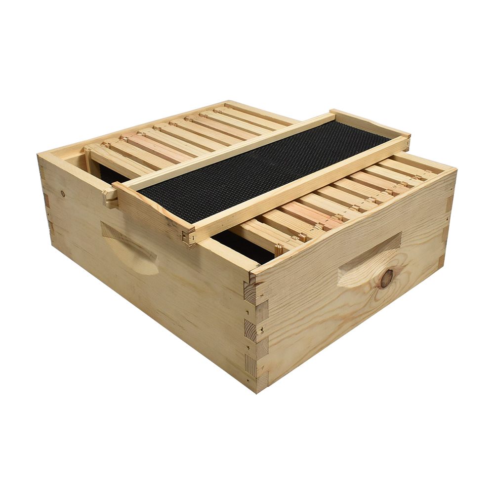 2 Bee Hive Frame Honey Extractor with 2 Complete Super Beehives