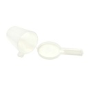 Beekeeping Entrance Feeder 3-1/4" OD 4" Deep Round Plastic 