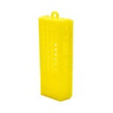 Beekeeping Queen Bee Cage Yellow Plastic - 3" x 1-1/2" x 1/2"