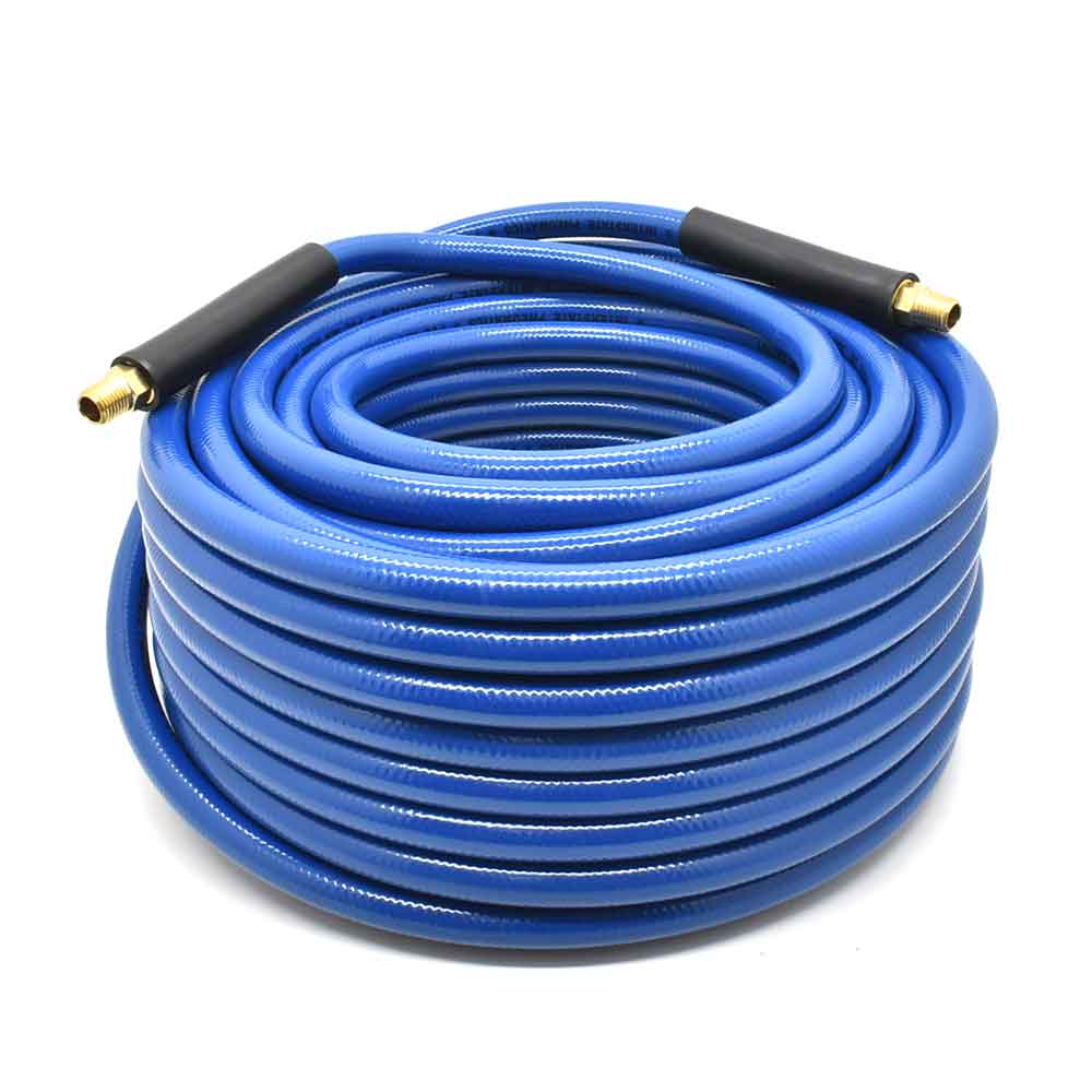 3/8" 100 ft Blue PVC Hose (1/4" NPT)  