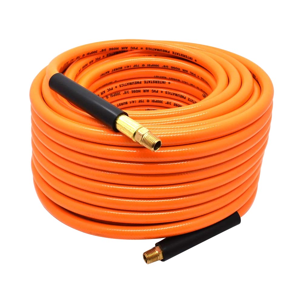 3/8" 100 ft Orange  PVC Hose (1/4" NPT) 