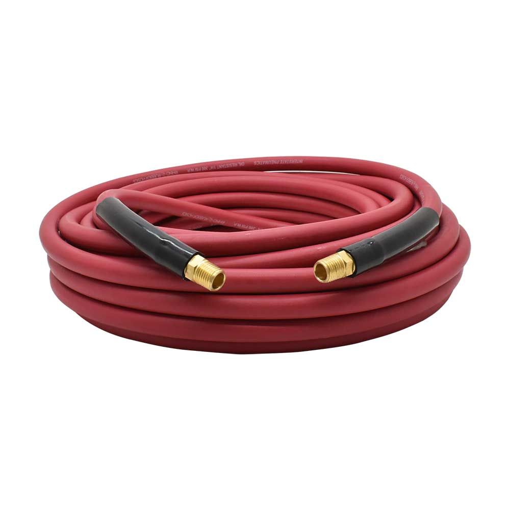 1/4" 50 ft Red Rhino Rubber Hose WP 300 PSI (1/4" NPT)