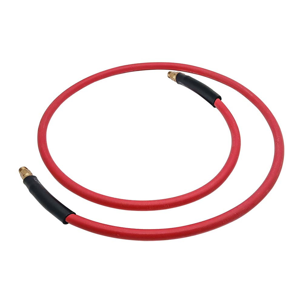 1/4"  6 ft Red Rhino Rubber Hose WP 300 PSI (1/4" NPT)