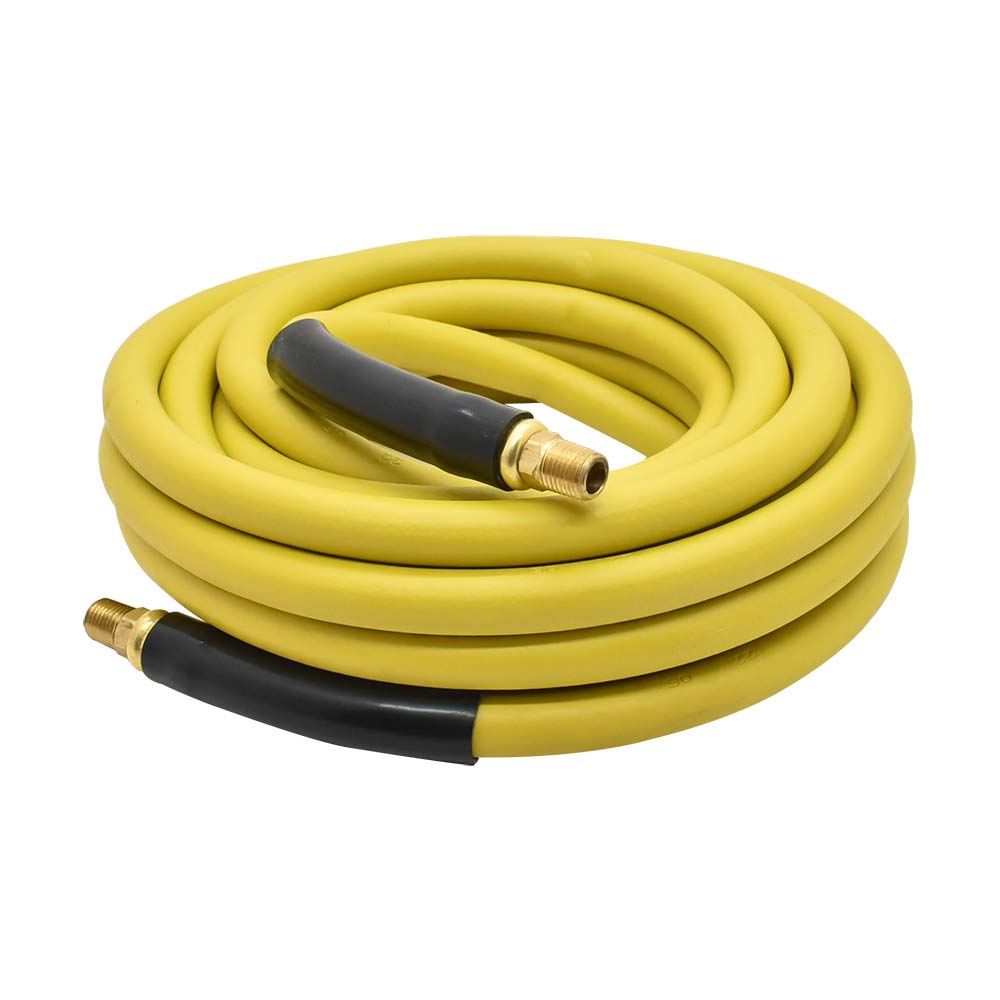 1/4" 25 ft Yellow Rhino Rubber Hose WP 300 PSI (1/4" NPT)