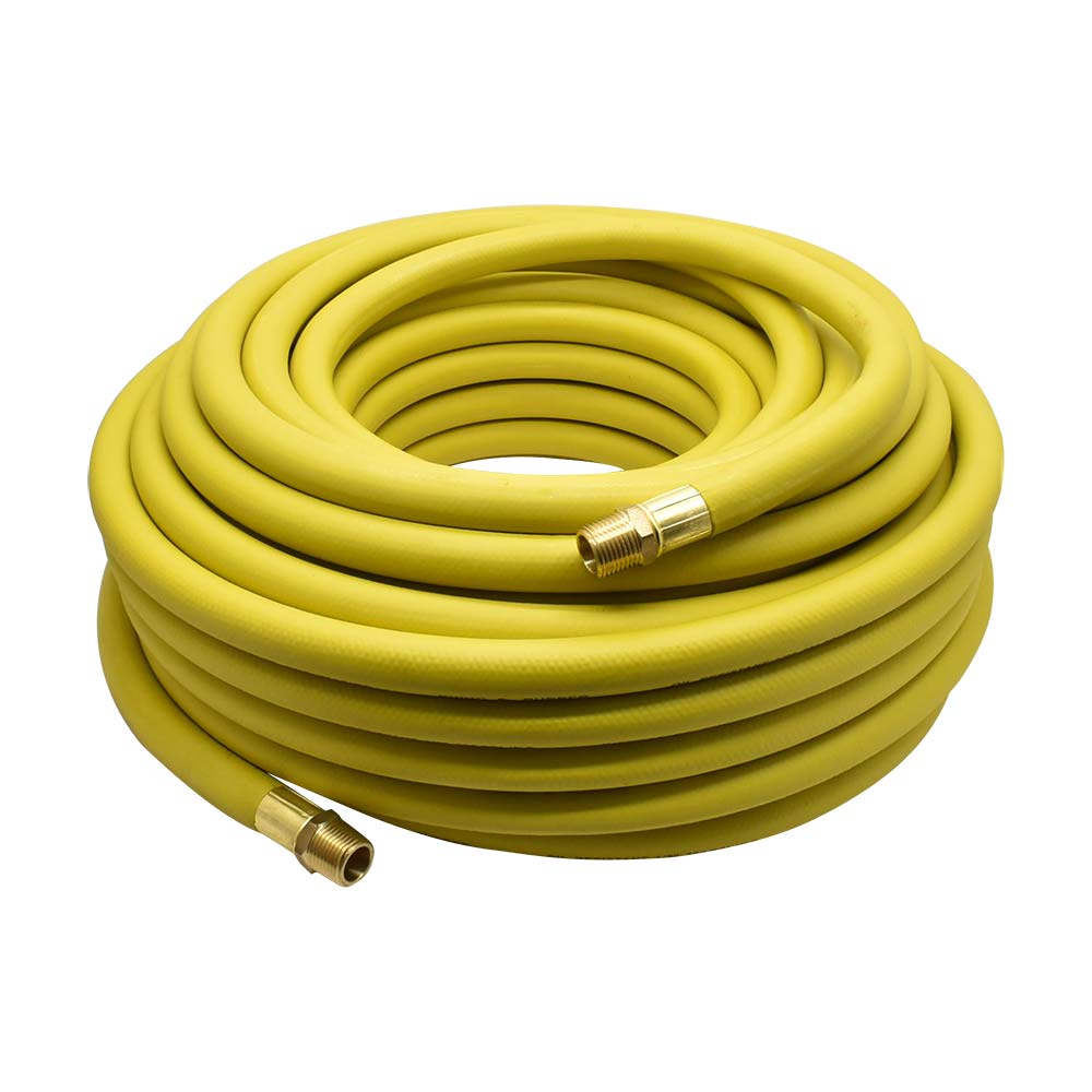 1/2" 50 ft Yellow Rhino Rubber Hose WP 300 PSI (1/2" NPT)