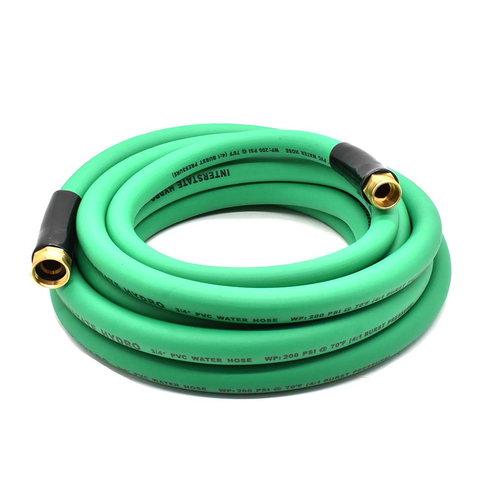 3/4" 25 ft Green PVC Water Hose