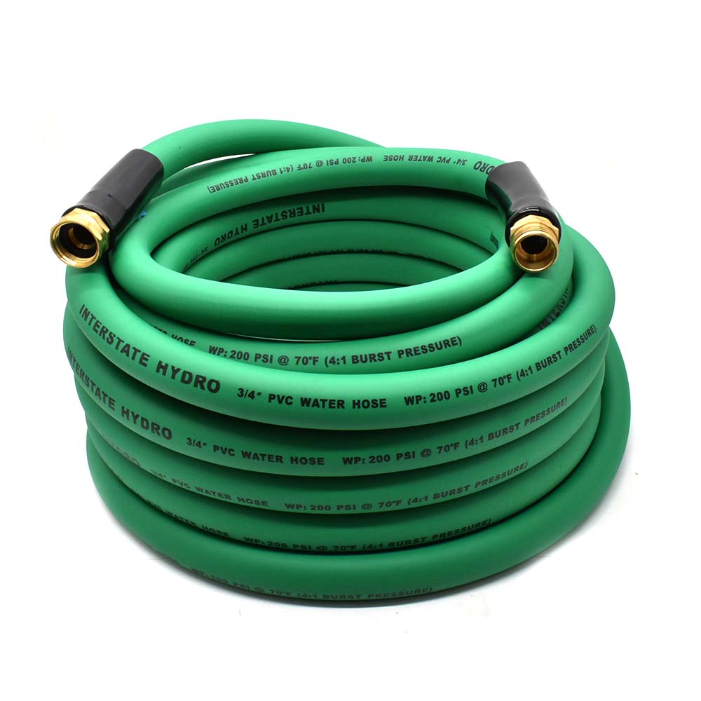 3/4" x 50 ft Green PVC Water Hose 