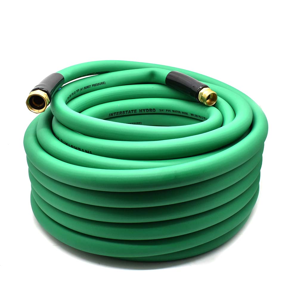 3/4" 75 ft Green PVC Water Hose