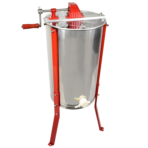 2 Frame Beekeeping 304 Stainless Steel Drum Honey Extractor With Stand - Manual-reconditioned