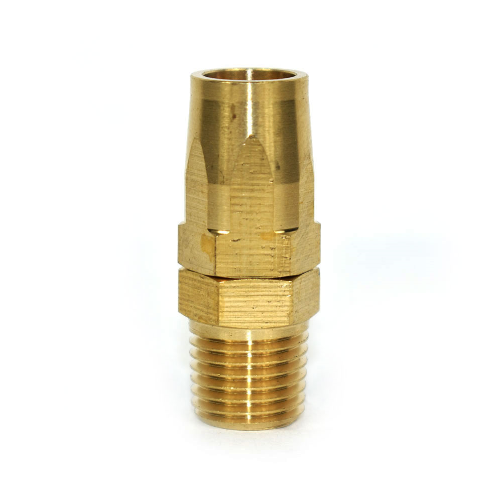 1/4" Reusable Non Swivel Hose-end Fitting- Single Display Pack