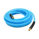 3/8" 25 ft Light Blue Polyurethane Hose (1/4" NPT)