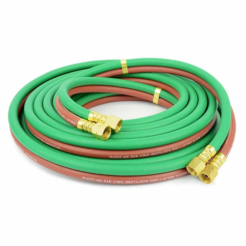 Oxy/Acet/Propane Welding  Grade T, Twin Welding  Hose 1/4"x100'