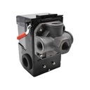 Pressure Switch - 1/4 FPT four port - bend/lever switch - 95-125 psi