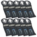 35mm Bi-Metal Multi-Tool Saw Blades 10/Pk Fits Fein Multimaster, Dremel, Bosch, Craftsman, Ridgid Oscillating Tools 