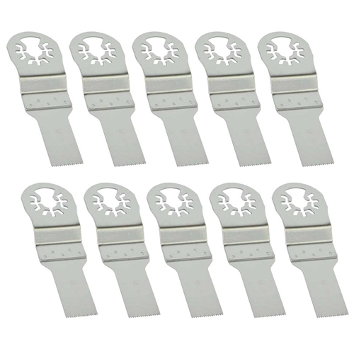 20mm Stainless Steel Multi-Tool Saw Blades Compatible with Fein Multimaster, Dremel, Bosch, Craftsman, Ridgid Oscillating Tools 10/Pk
