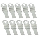 20mm Stainless Steel Multi-Tool Saw Blades Compatible with Fein Multimaster, Dremel, Bosch, Craftsman, Ridgid Oscillating Tools 10/Pk