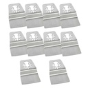 52mm Flush Cut (8mm Offset Mount) Stainless Steel Scraper  Compatible with Fein Multimaster, Dremel, Bosch, Craftsman, Ridgid Oscillating Tools  / 10pk