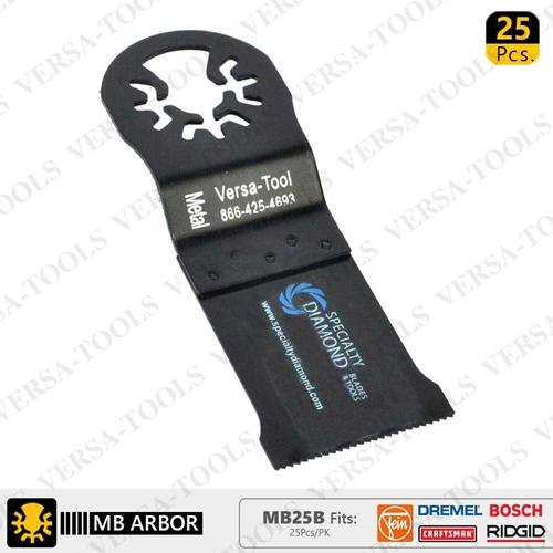 35mm Bi-Metal Blade Compatible with Fein Multimaster, Dremel, Bosch, Craftsman, Ridgid Oscillating Tools  / 25pk
