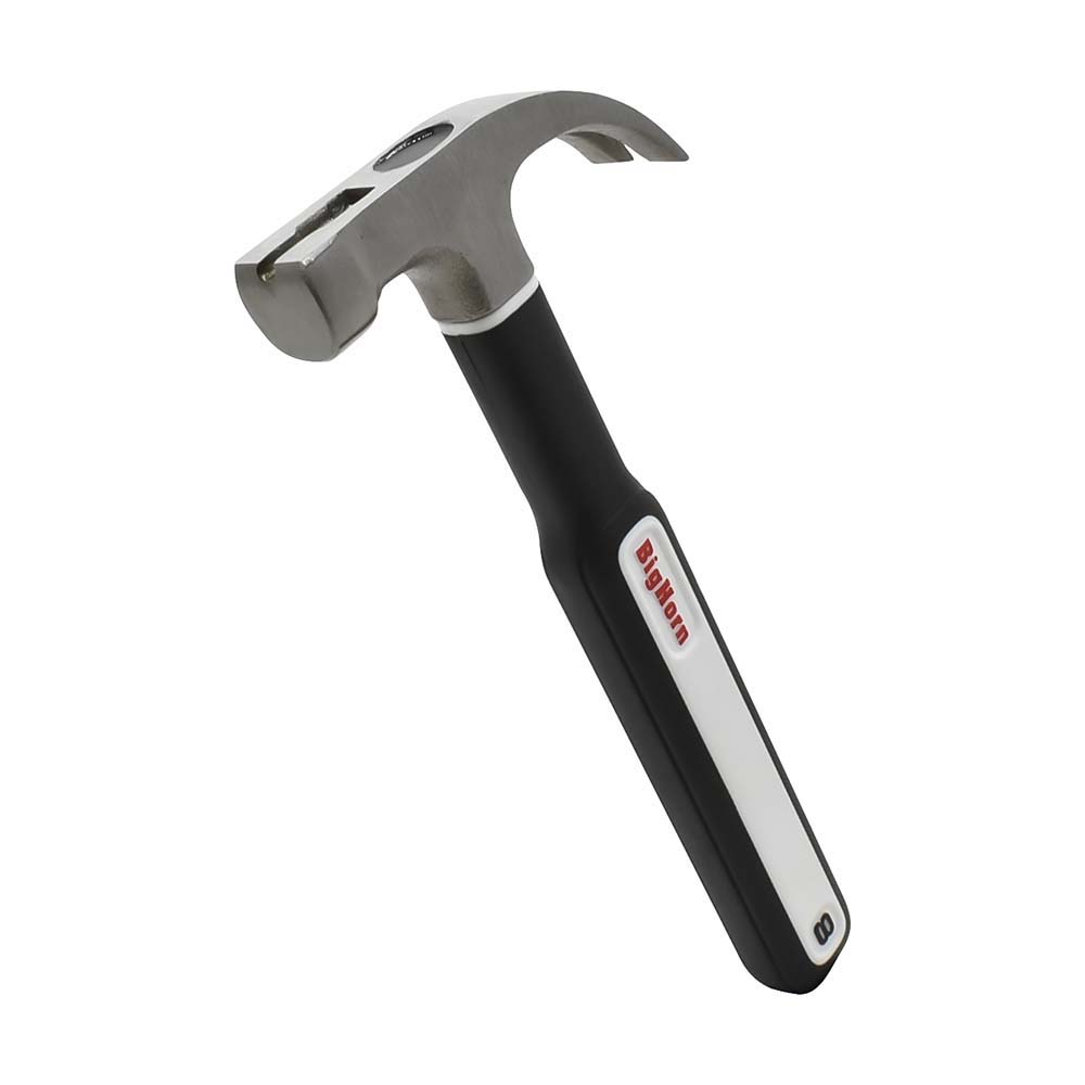 8-Oz Mini Claw Hammer with Rubber Coated Handle & Magnetic Nail Starter