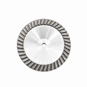 7" Diamond Turbo Cup Wheel 5/8" x 11 Threads, Aluminum Body 