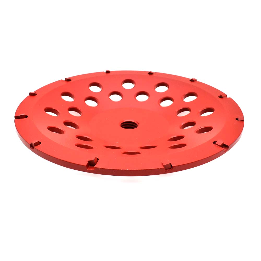 7" PCD Grinding Cup Wheel (Steel Body) with 5/8"-11 Threads