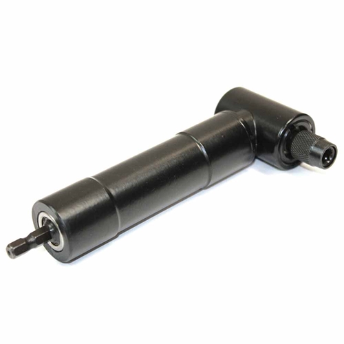 Heavy-Duty Angle Screwdriver Adapter with Lock - Quick Release 1/4" Shank