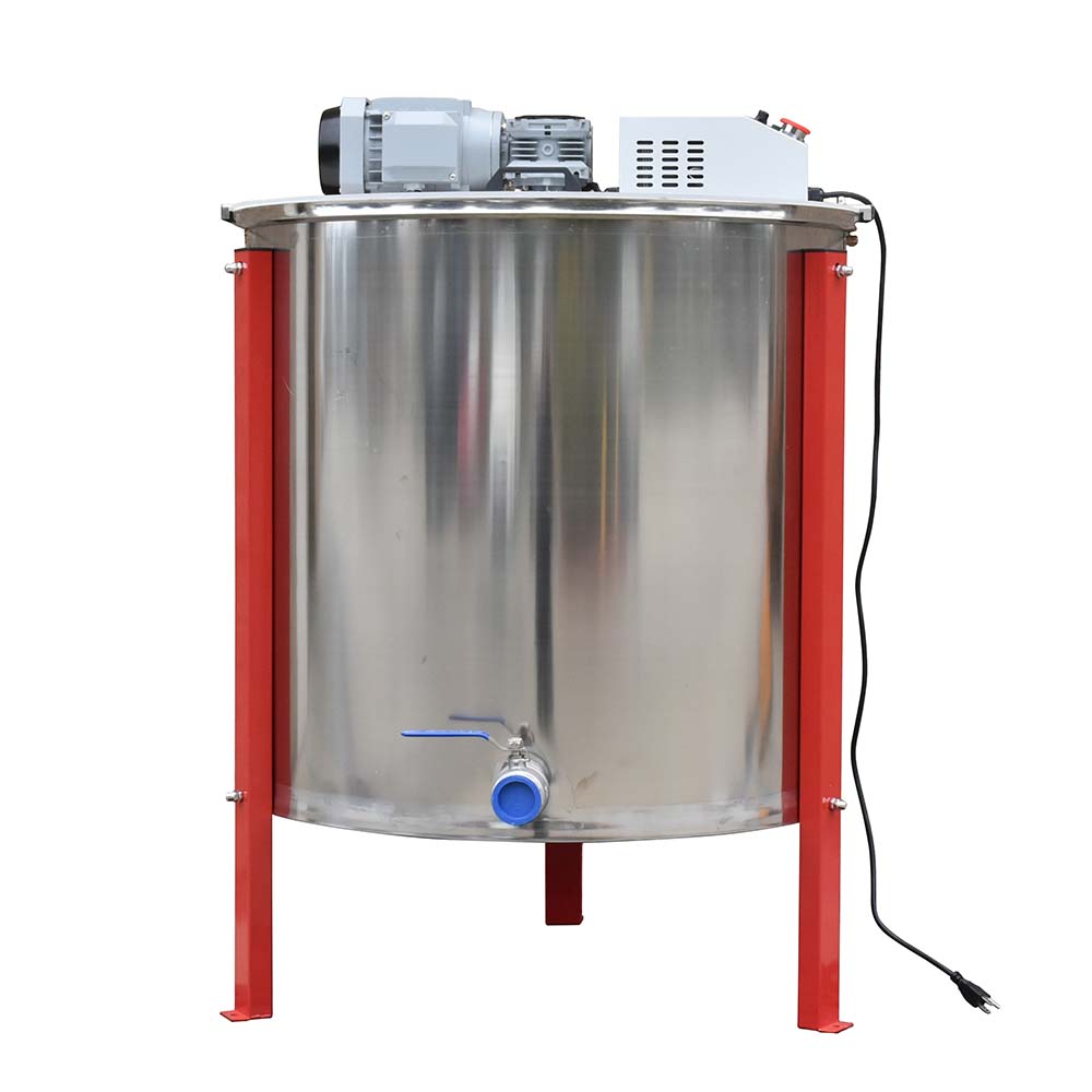 12 Frame Beekeeping 304 Stainless Steel Drum Honey Motorized Extractor With Stand - Electric 110V