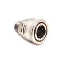 1/2" NPT Male Stainless Steel Coupler 5200 PSI