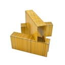 Galvanized 15/16 Inch Wide Crown 16 Gauge Staples 2 Inch Length (5,000/Box)

