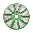 3 Inch Metal Bond Diamond Concrete Floor Grinding Disc with 10 Diamond Segments -  80 Grit