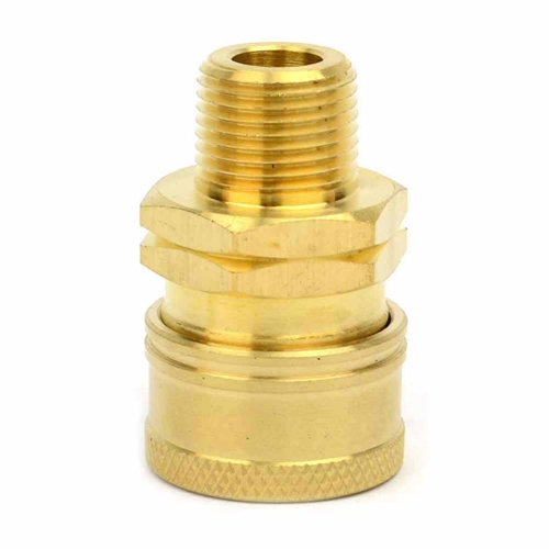 3/8" NPT Male, Brass Coupler 2700 PSI