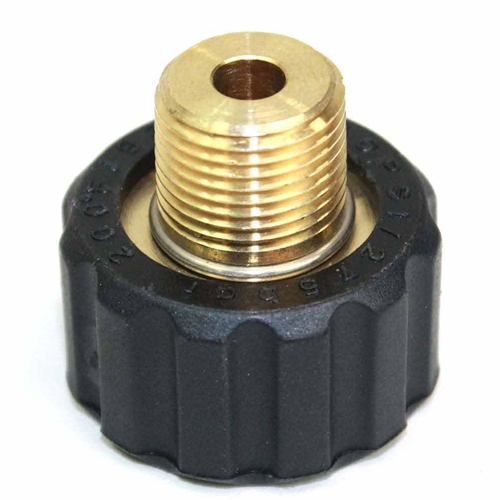 M22 Female  x 3/8” Male NPT Adapter - Brass
