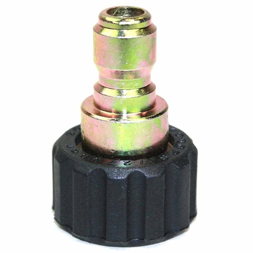 3/8" Steel Plug x M22 Female Threads