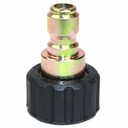 3/8" Steel Plug x M22 Female Threads