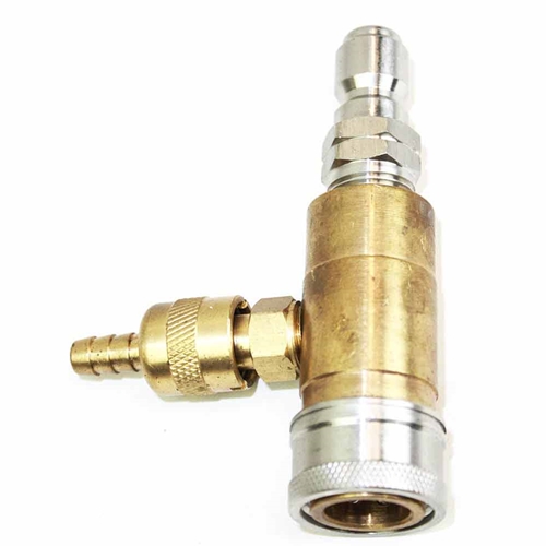 Adjustable Soap Injector, 3/8" Plug 3/8" Coupler , 3.5GPM,  4000PSI