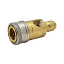 3/8” Pressure Washer Quick Coupler Gauge Brass Fitting With Stainless Steel Collar